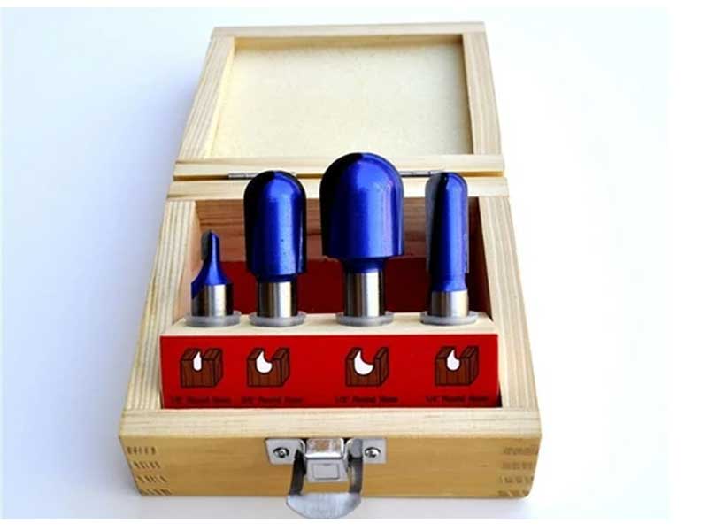 Straight And Round Nose Router Bits